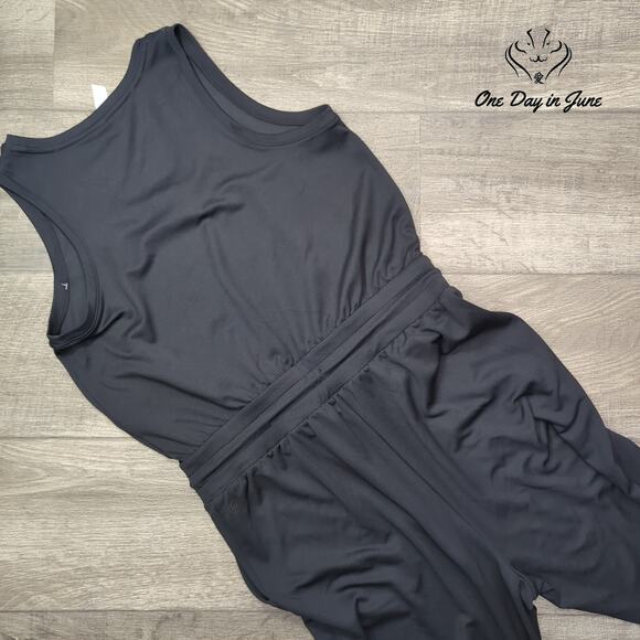 Zella Sleeveless Drawstring Jumpsuit Size M - Picture 6 of 6